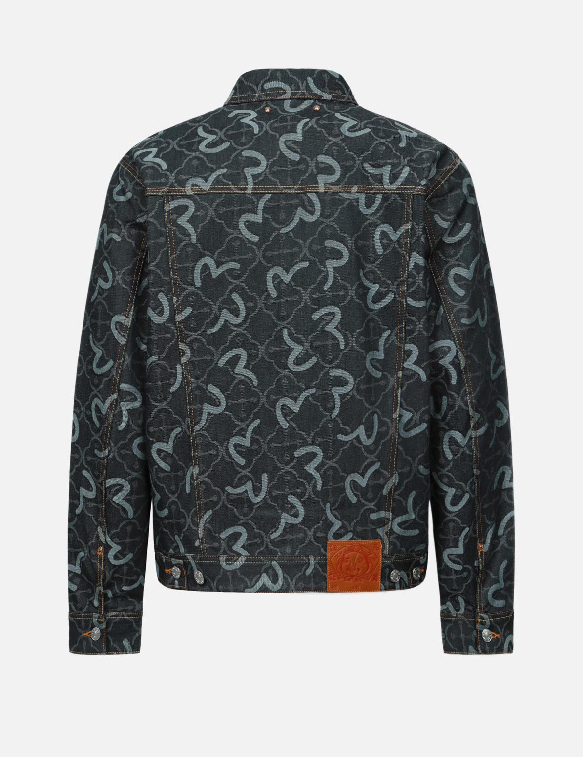 滿地海鷗與家花提花寬版休閒牛仔外套